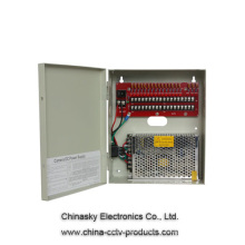 Boîte de distribution d&#39;alimentation 12VDC 10amp 18 CH CCTV